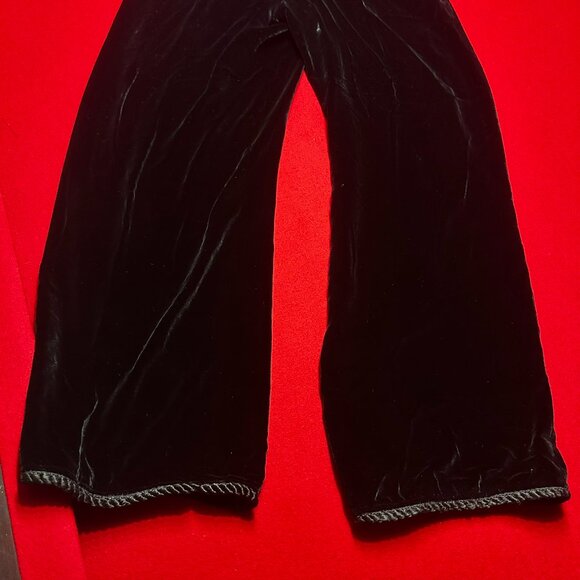 Vintage Black Velvet Halter Top – Size 10 - Picture 6 of 9